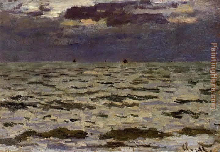 Seascape painting - Claude Monet Seascape art painting